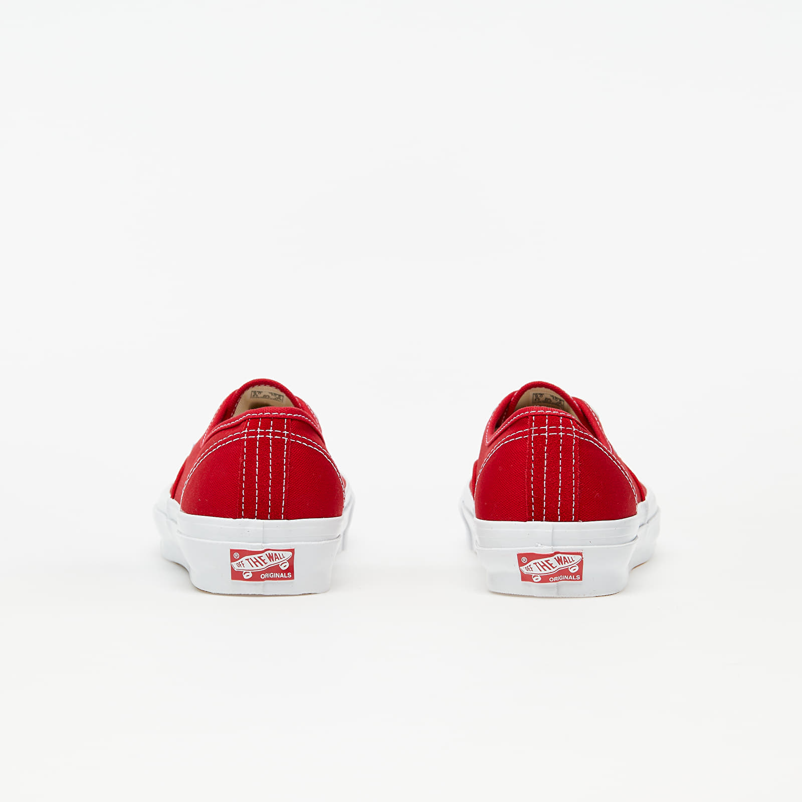 Plain online red vans
