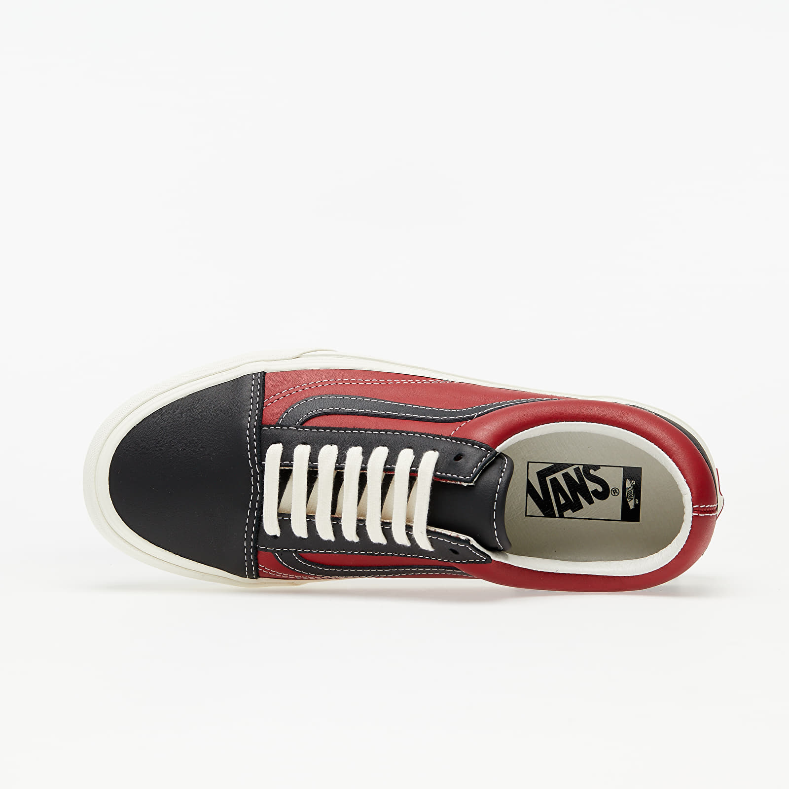 Men's shoes Vans Vault Old Skool LX (Leather) Black/ Chilli Pepper
