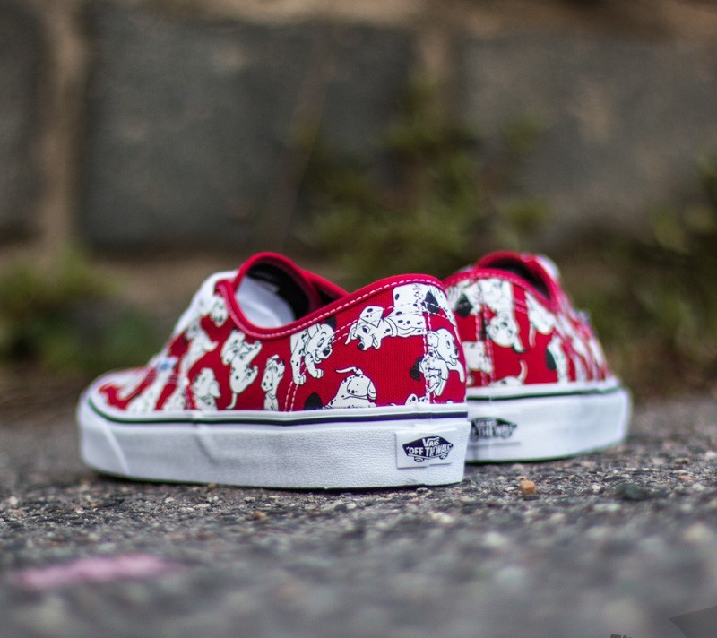 Naisten kengät Vans Authentic DISNEY Dalmatians/ Red