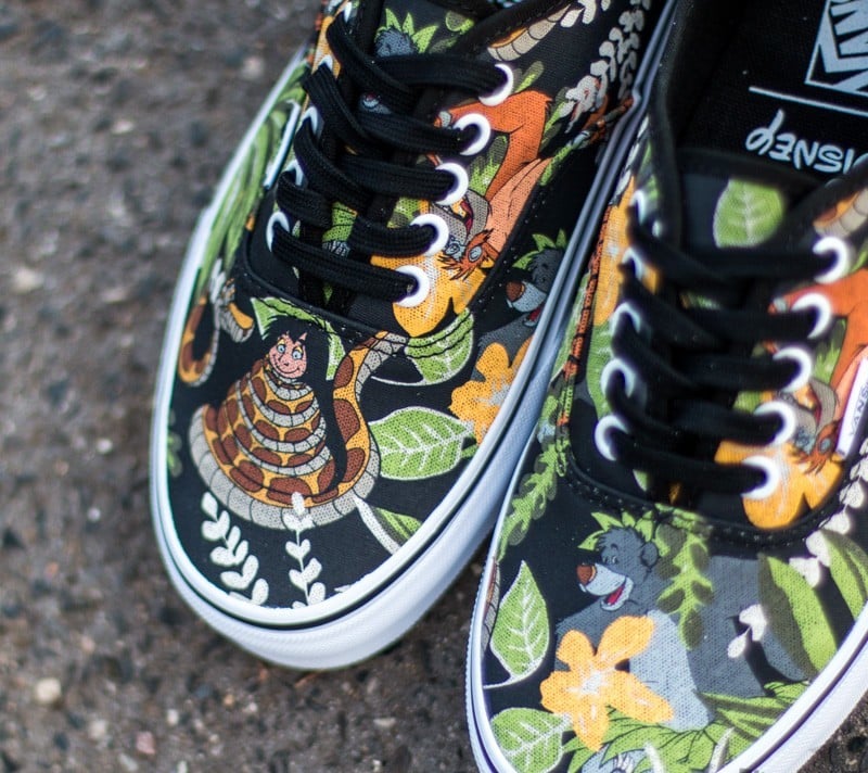 Women s shoes Vans Authentic DISNEY The Jungle Book Black Footshop