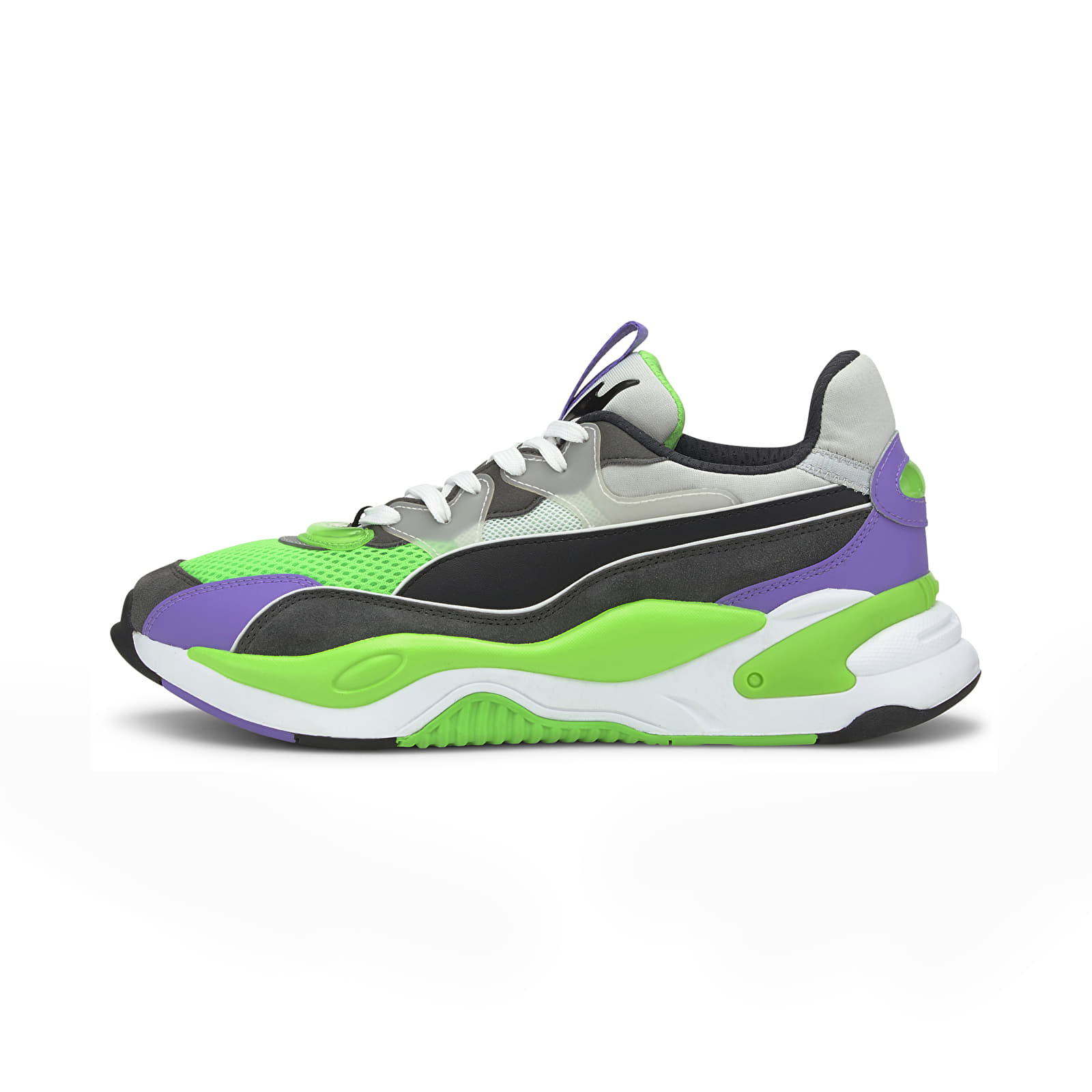 Men's shoes Puma RS-2K Internet Exploring Dark Shadow-Fluo Green