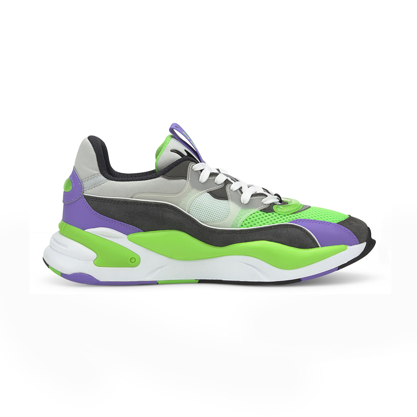 Men's shoes Puma RS-2K Internet Exploring Dark Shadow-Fluo Green