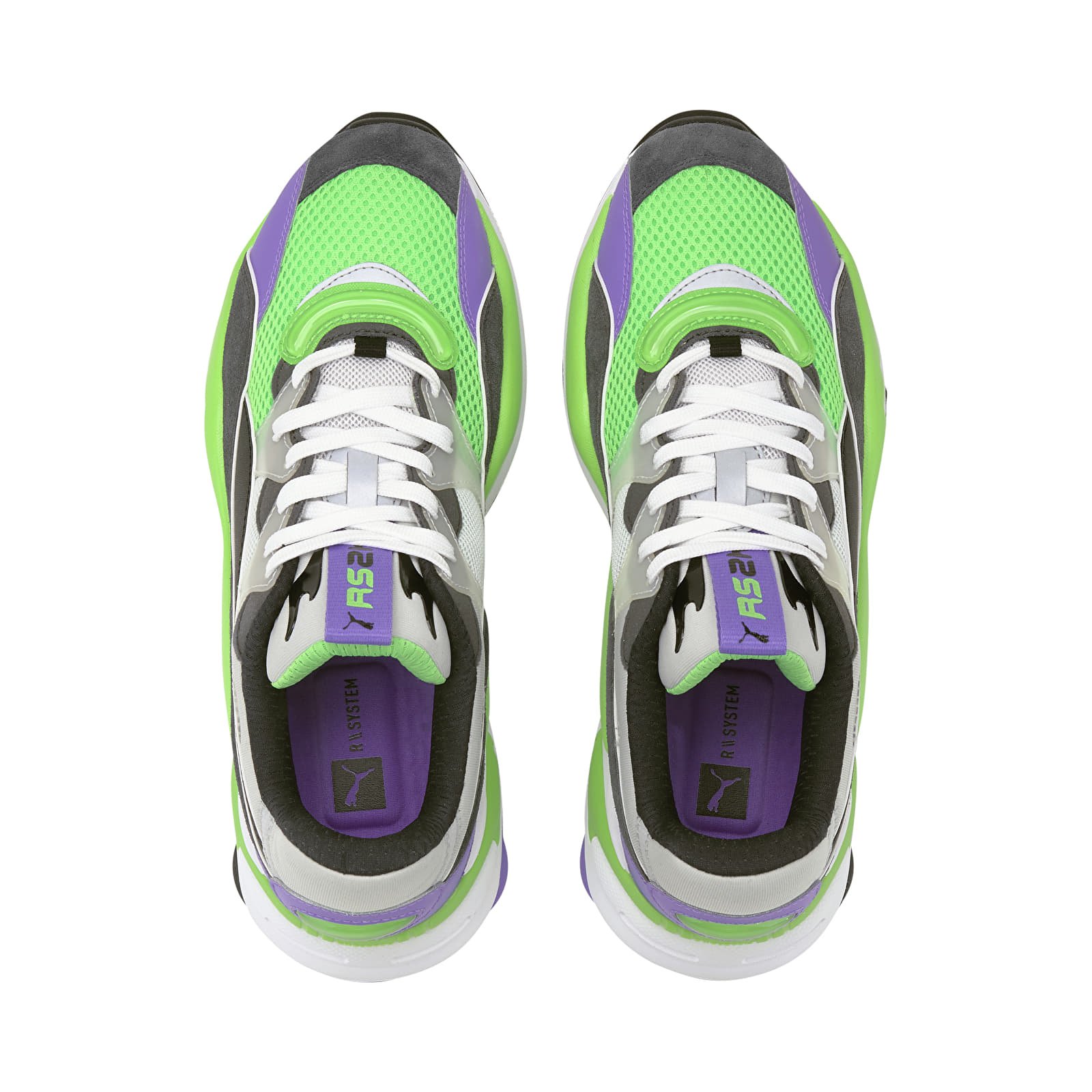 Men's shoes Puma RS-2K Internet Exploring Dark Shadow-Fluo Green