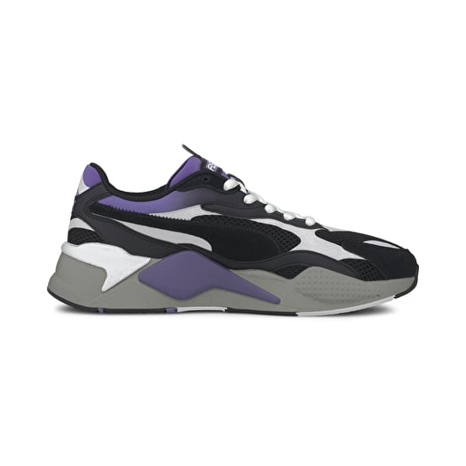 Puma black and purple shoes clearance