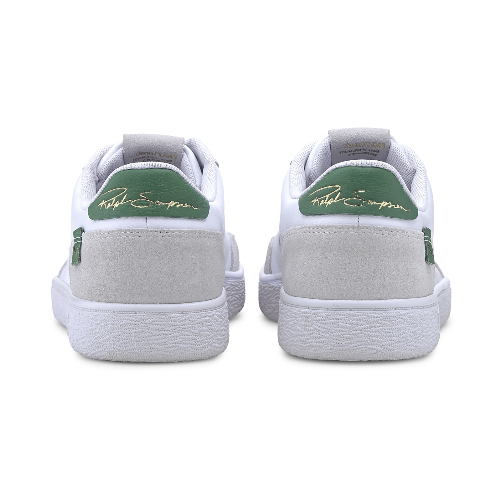 Men s shoes Puma Ralph Sampson MC Clean Puma White Amazon Green Puma White Footshop