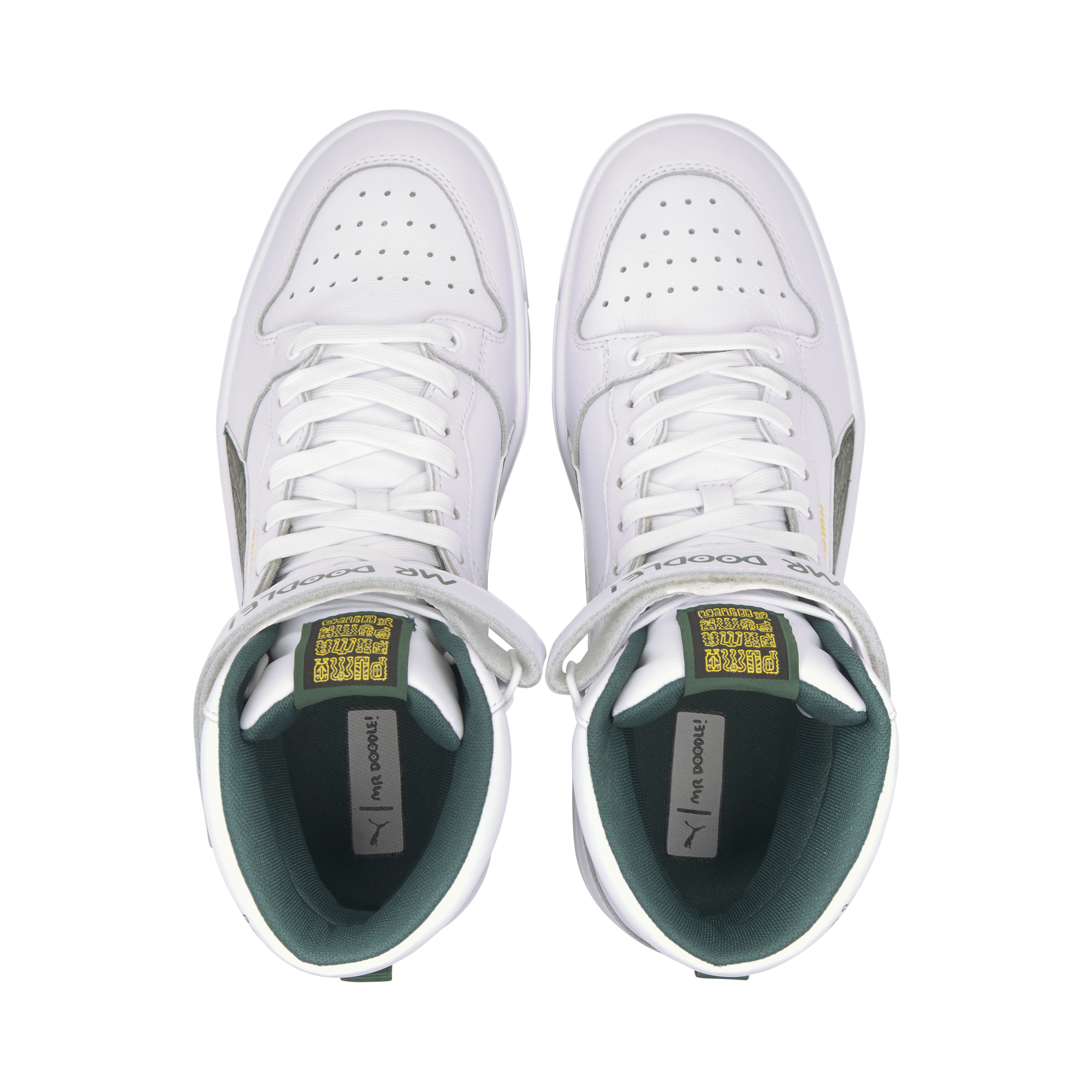 Herren Sneaker und Schuhe Puma Sky LX MR DOODLE Puma White-Posy Green-Black