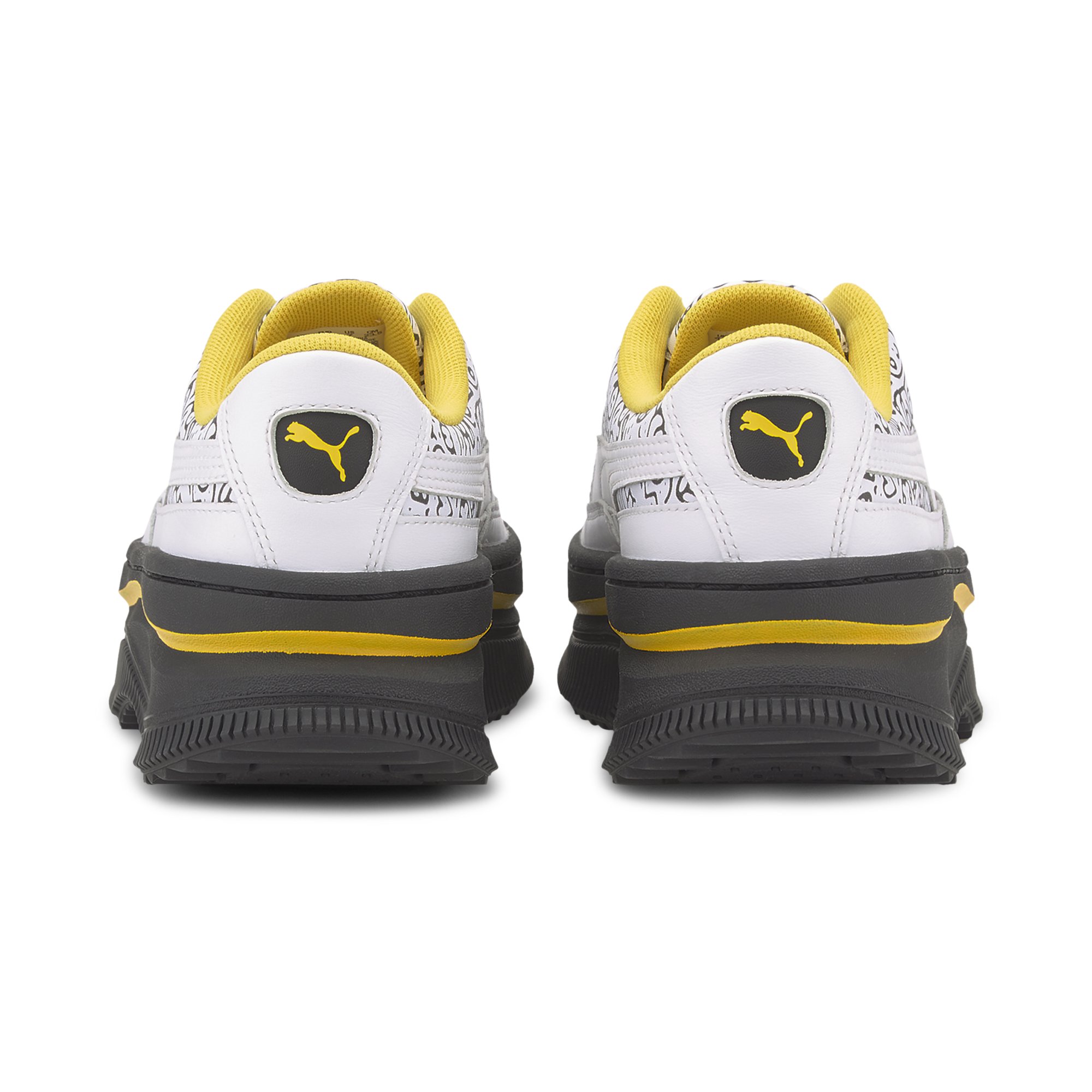 Naiste jalatsid Puma DEVA MR DOODLE Puma White-Black-C. Yellow