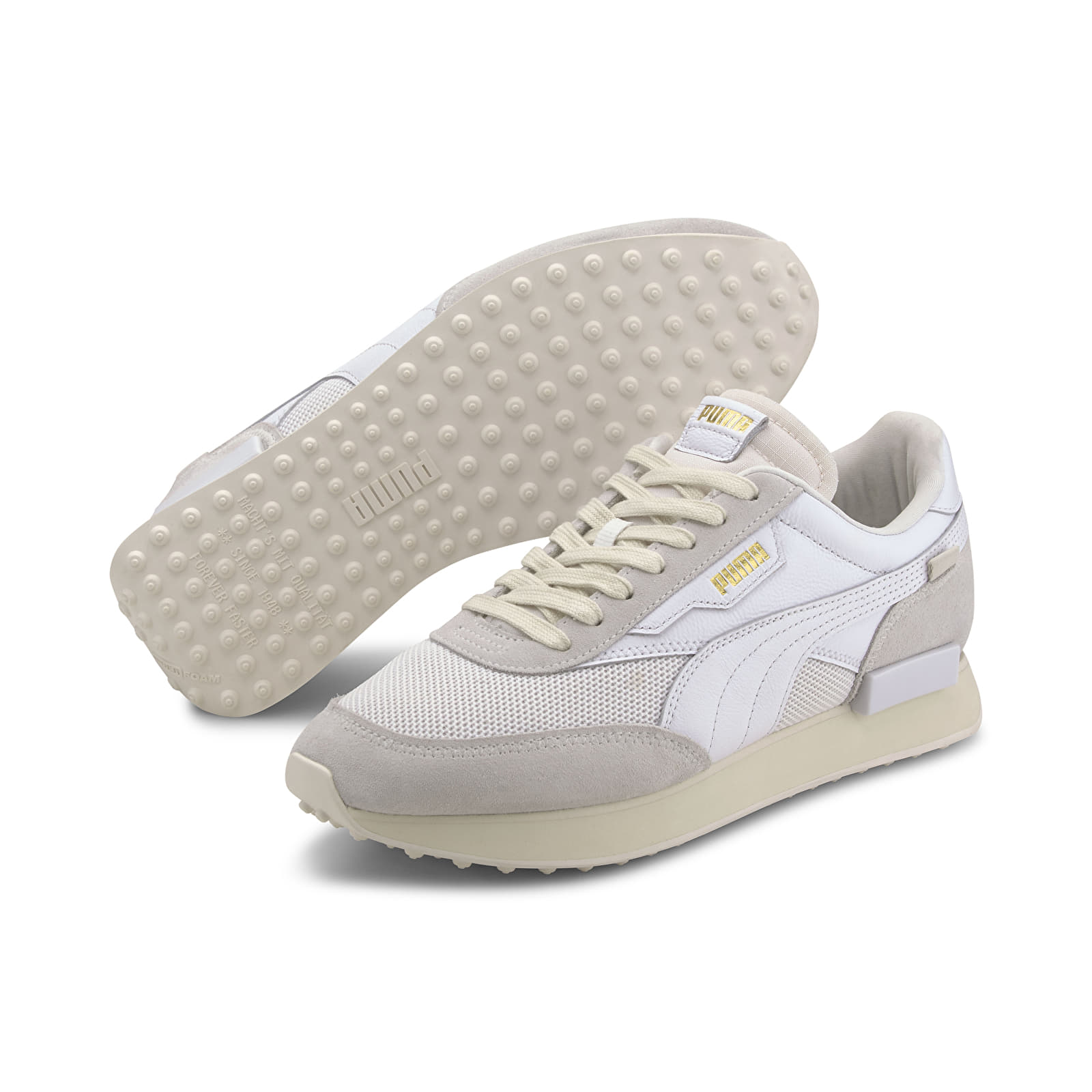 Men s shoes Puma Future Rider Luxe Puma White Whisper White Footshop
