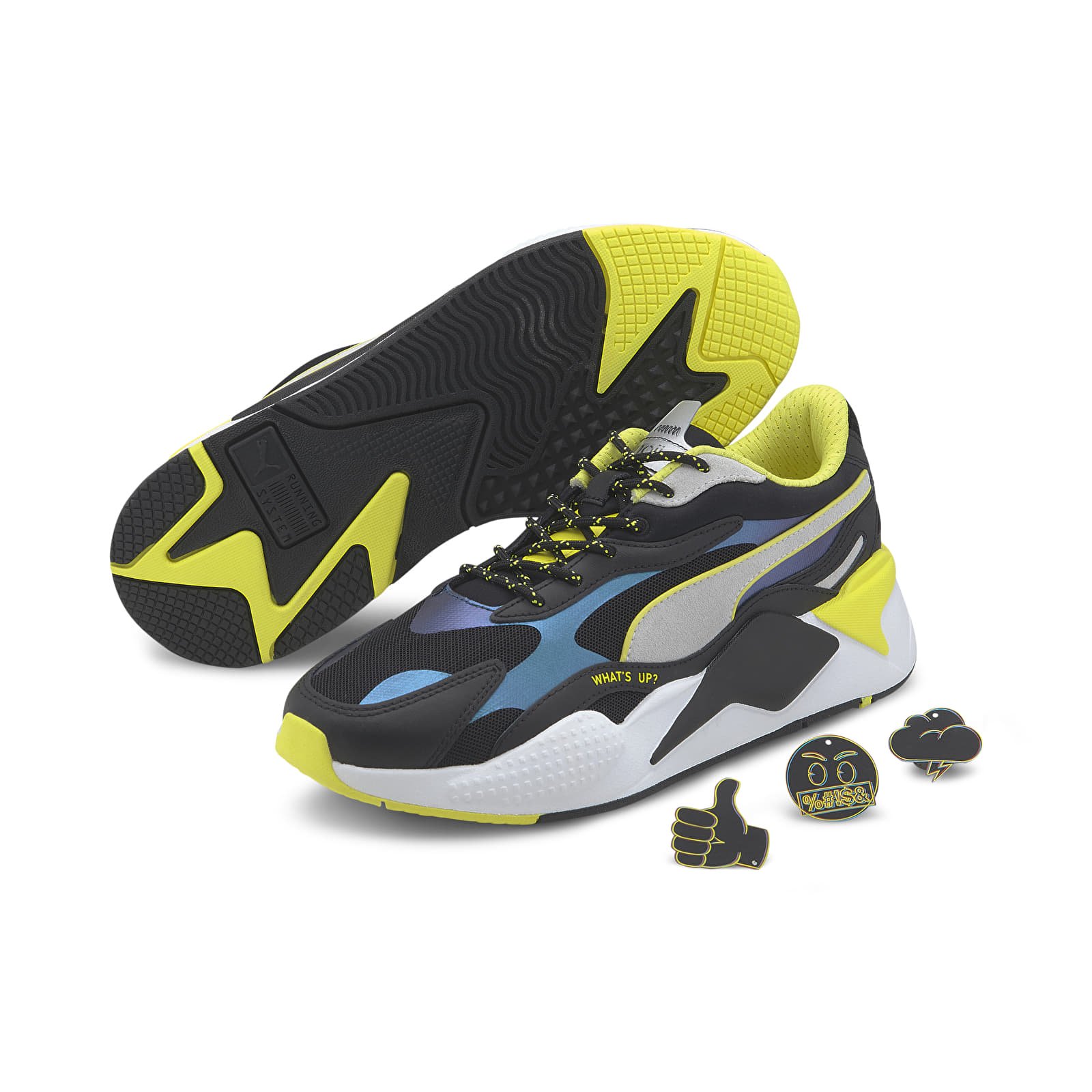 Zapatillas Hombre Puma RS-X3 x Emoji Puma Black-Puma White