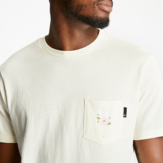 T shirts HUF Central Park Pocket Tee Cream Footshop