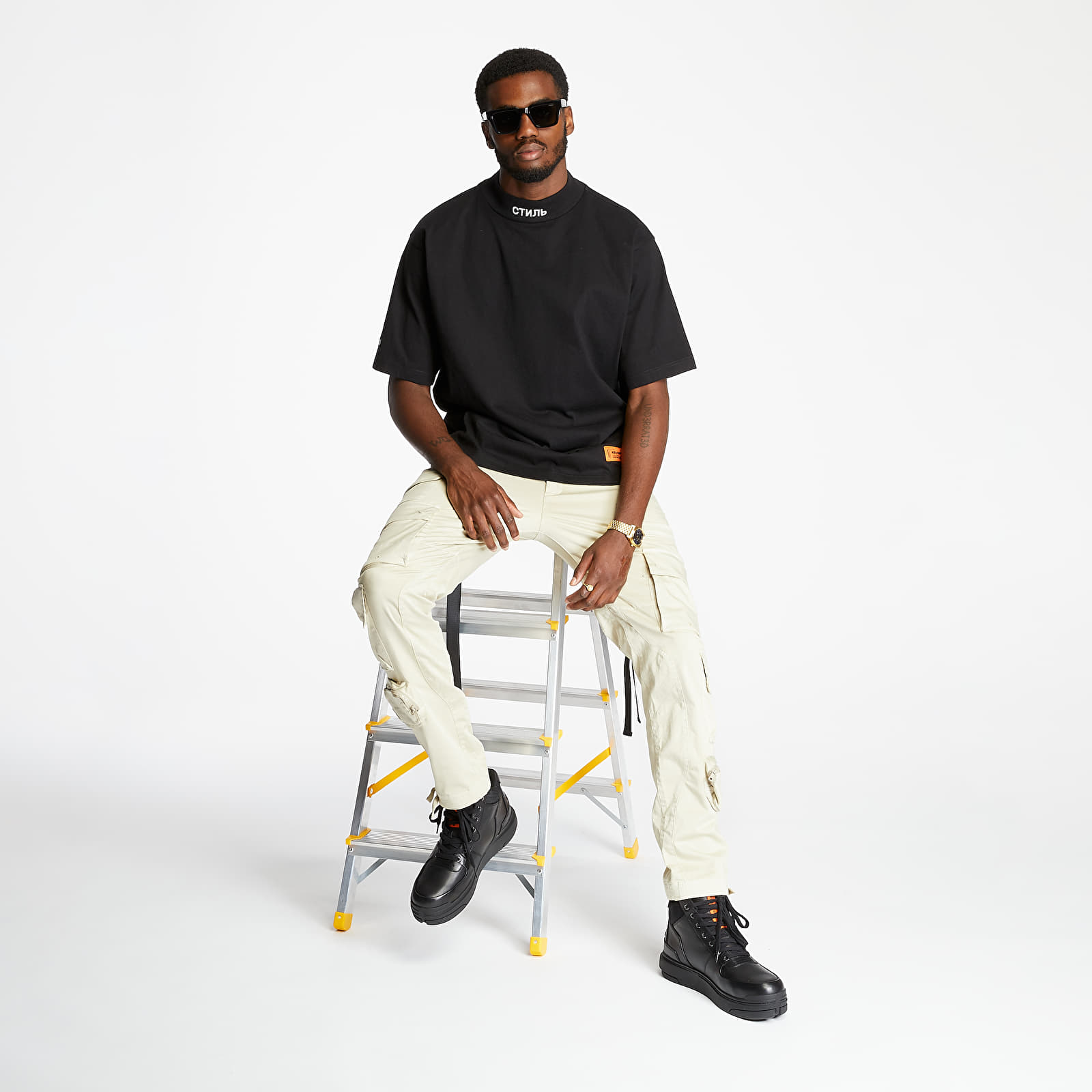 T-shirts HERON PRESTON СТИЛЬ Turtleneck Black