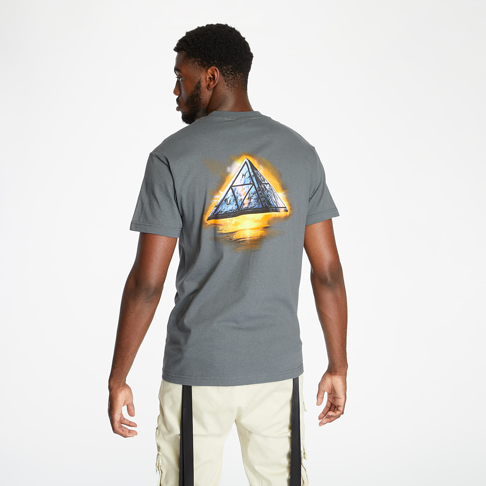 Tricouri  HUF Ancient Aliens Tee Castle Rock