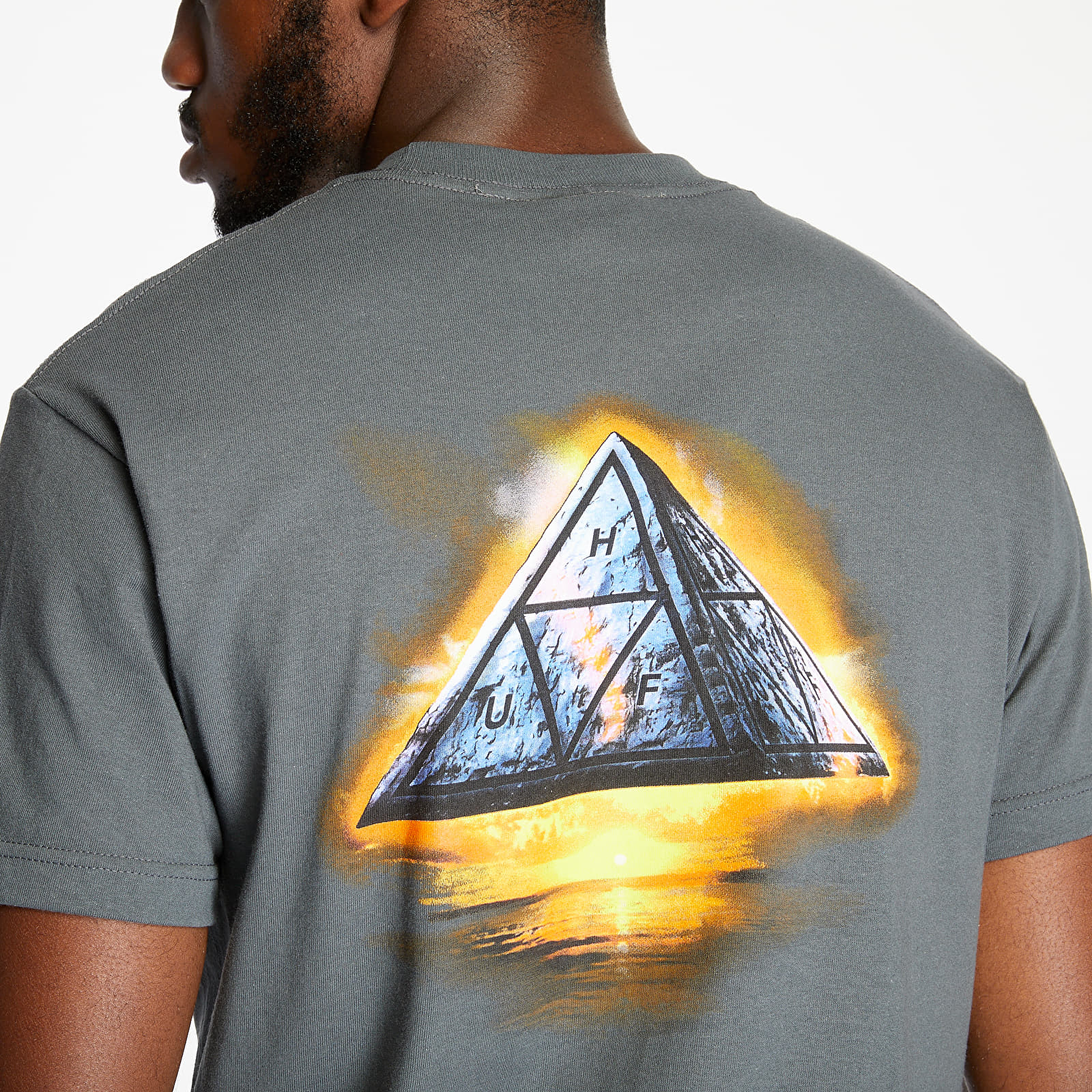 Tricouri  HUF Ancient Aliens Tee Castle Rock