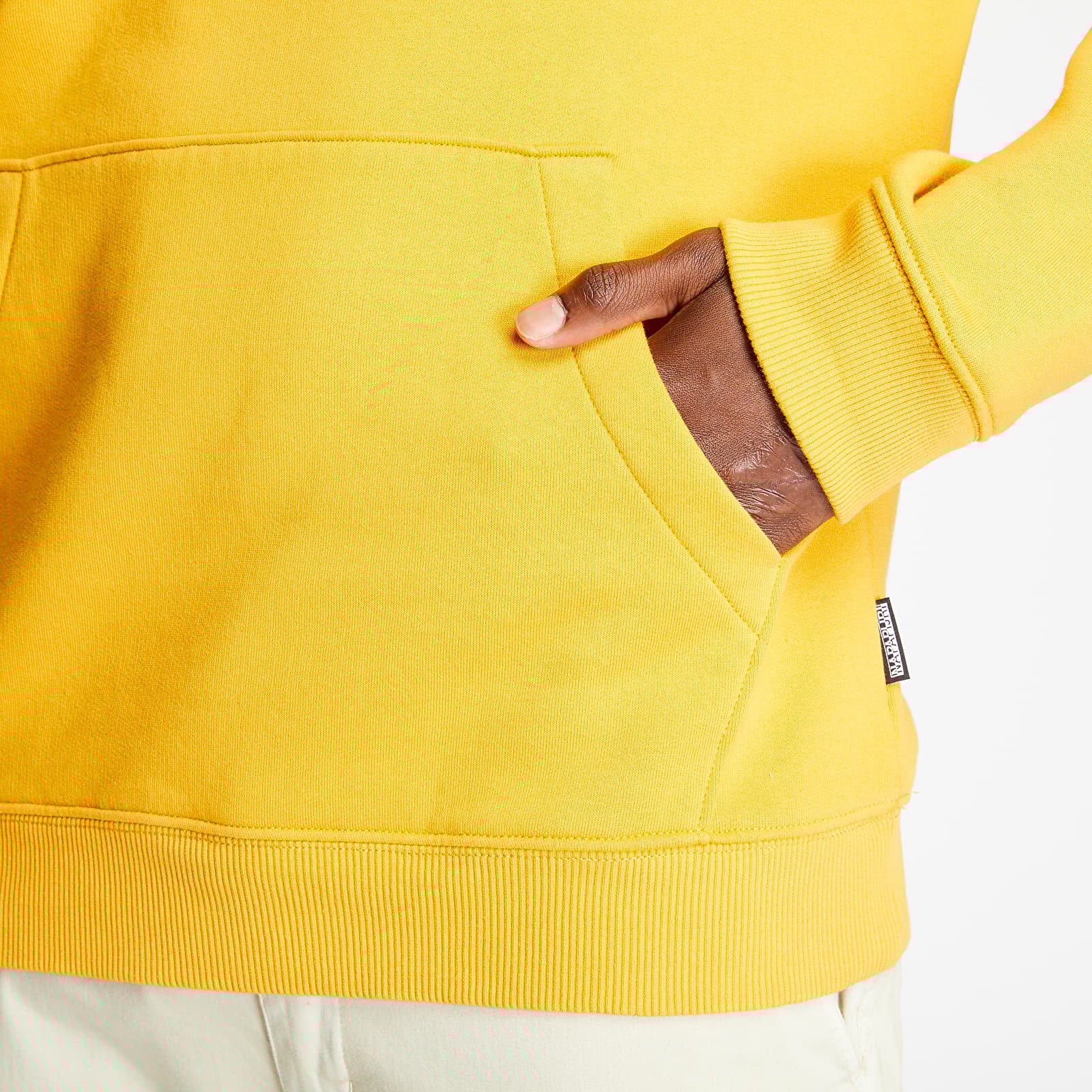 Napapijri yellow hoodie shop