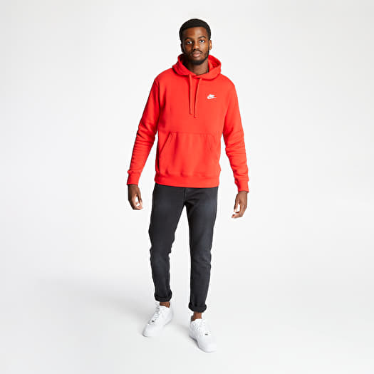 Red and white hoodie nike on sale