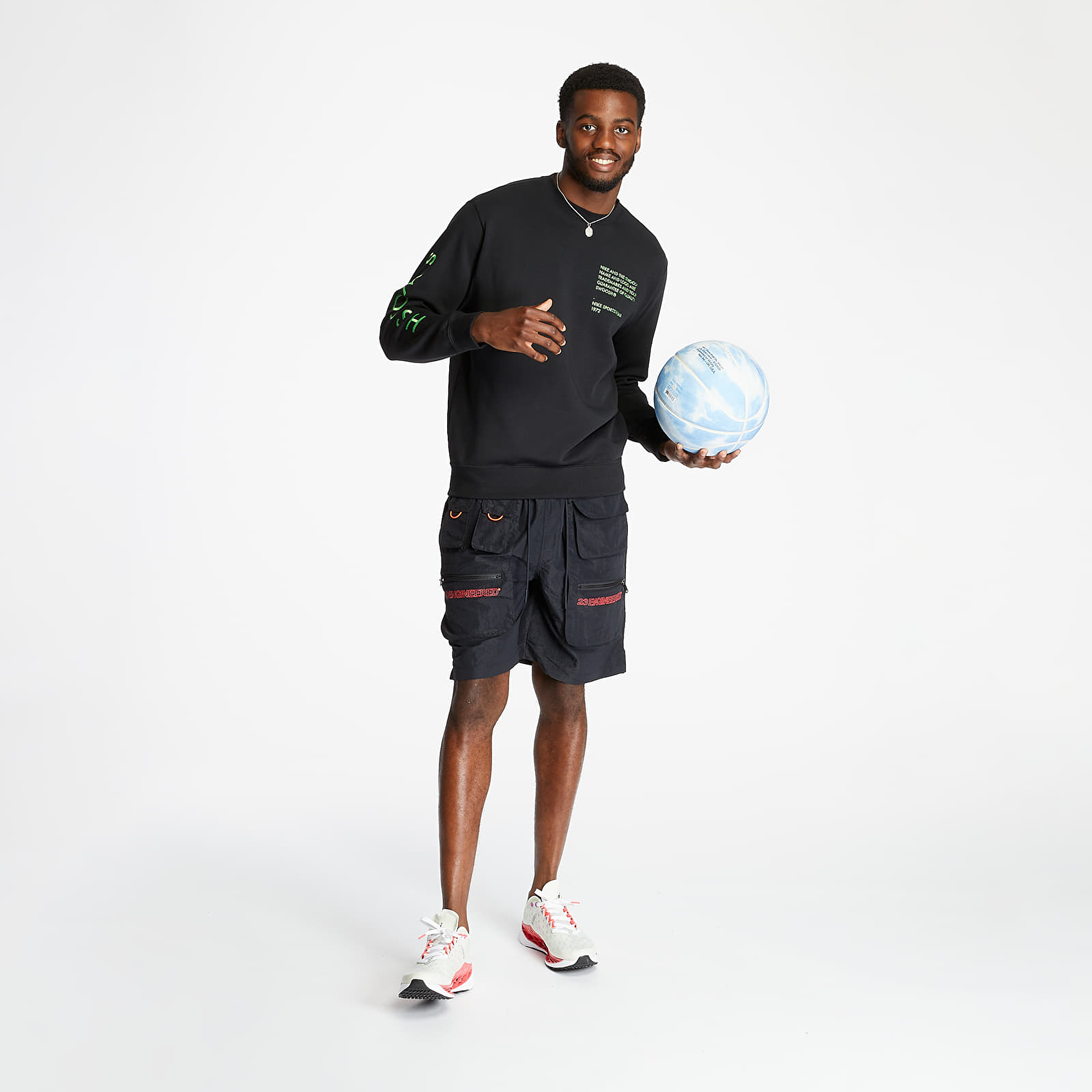 Shorts Jordan 23 Engineered Utility Shorts Black Infrared 23