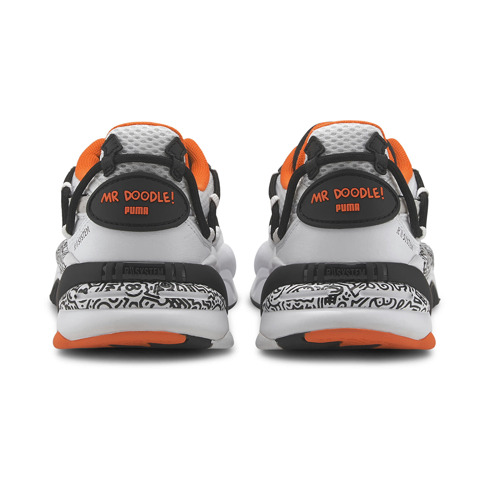 Buty męskie Puma RS-2K MR DOODLE Puma White-Black-Dragon Fire