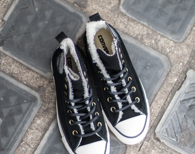 Moteriška avalynė Converse Chuck Taylor AS Chelsee Material Hi Black/ Natura