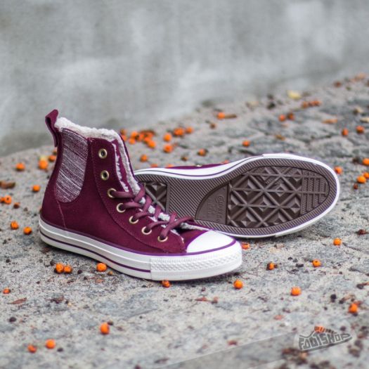 Converse chuck taylor chelsee hi b deep bordeau clearance