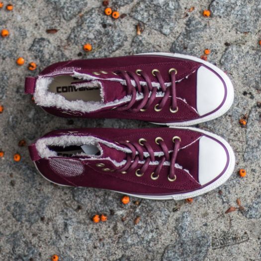 Converse chuck taylor chelsee deals hi b deep bordeau