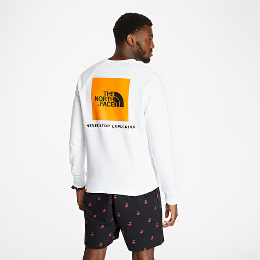 The north face never stop exploring crew neck hot sale sweatshirt