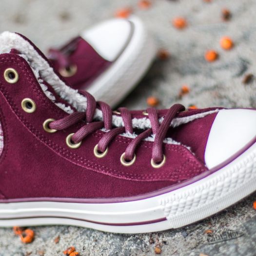 Converse chuck taylor chelsee hi b deep bordeau clearance