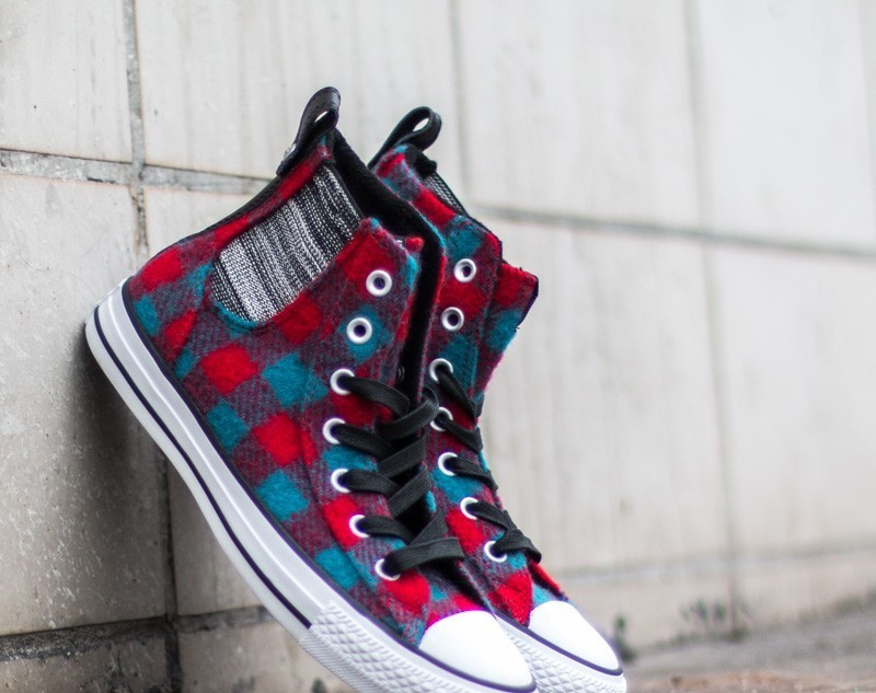 Dámské tenisky a boty Converse Chuck Taylor Chelsee HI Casino/ Cyan