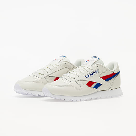 Women s shoes Reebok Classic Leather Chalk Vector Red Vector