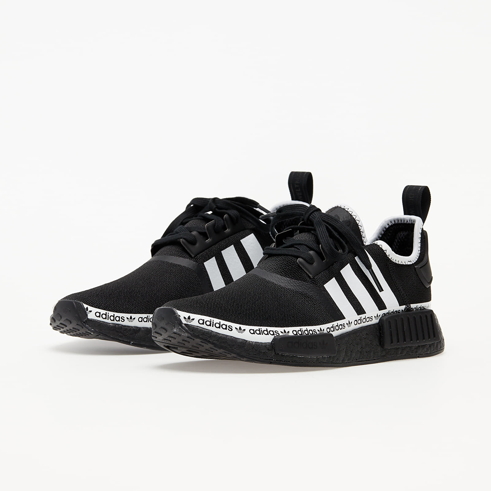 Adidas men's nmd r1 shoes  core black/white deals