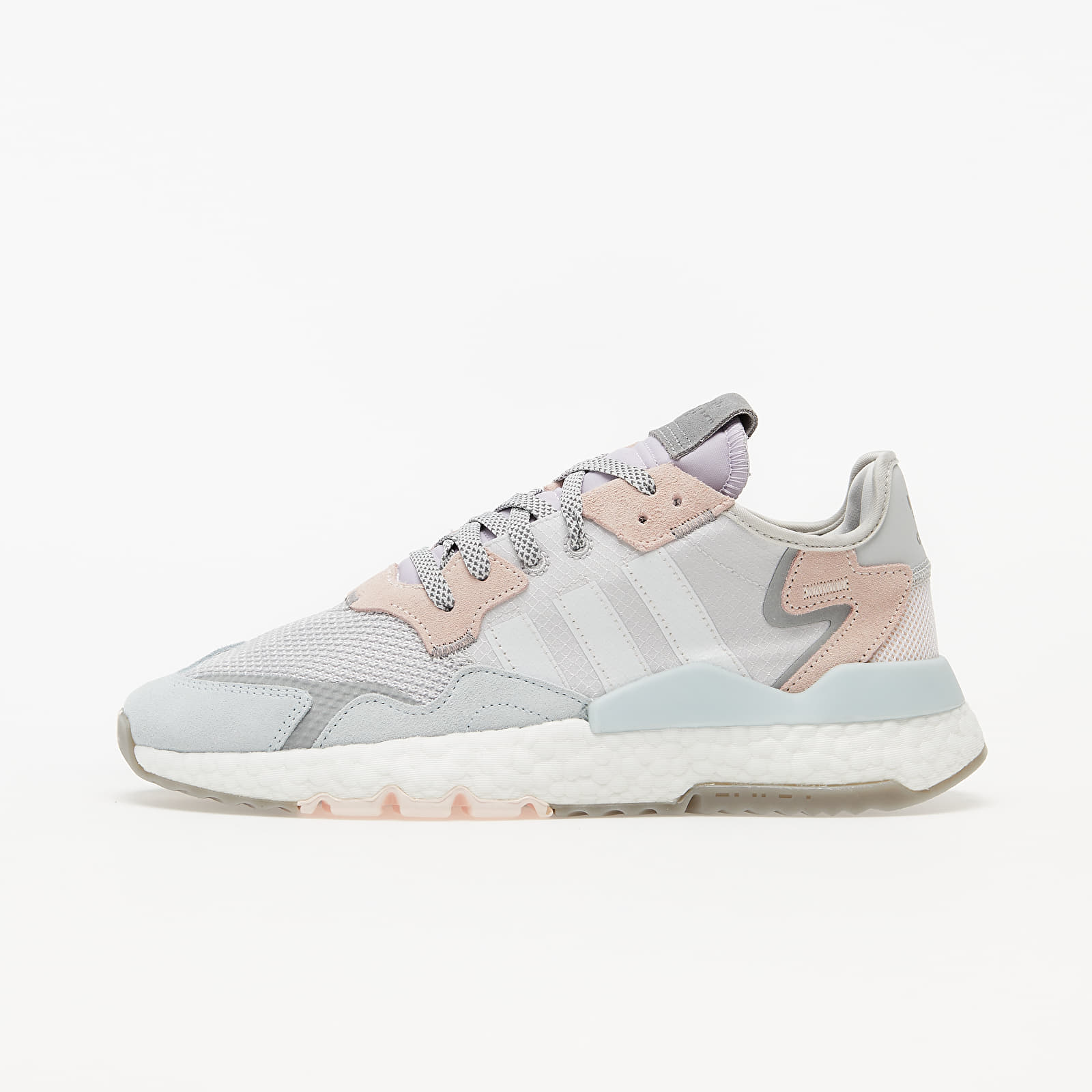Zapatillas mujer adidas Nite Jogger W Grey One Ftw White Pink