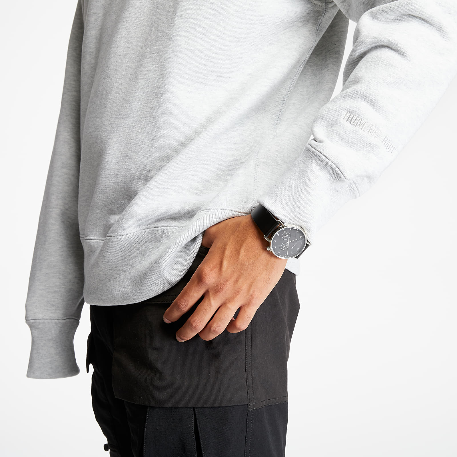 Hupparit ja collegepaidat adidas x Pharrell Williams Basics Crewneck Light Grey Heather