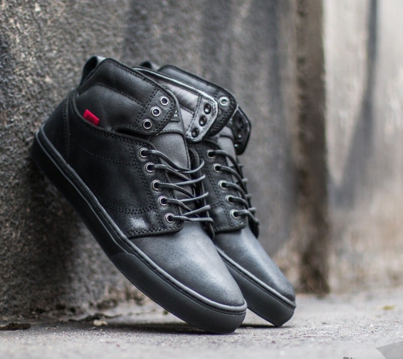 Men s shoes Vans Alomar Bomber Black Black Footshop