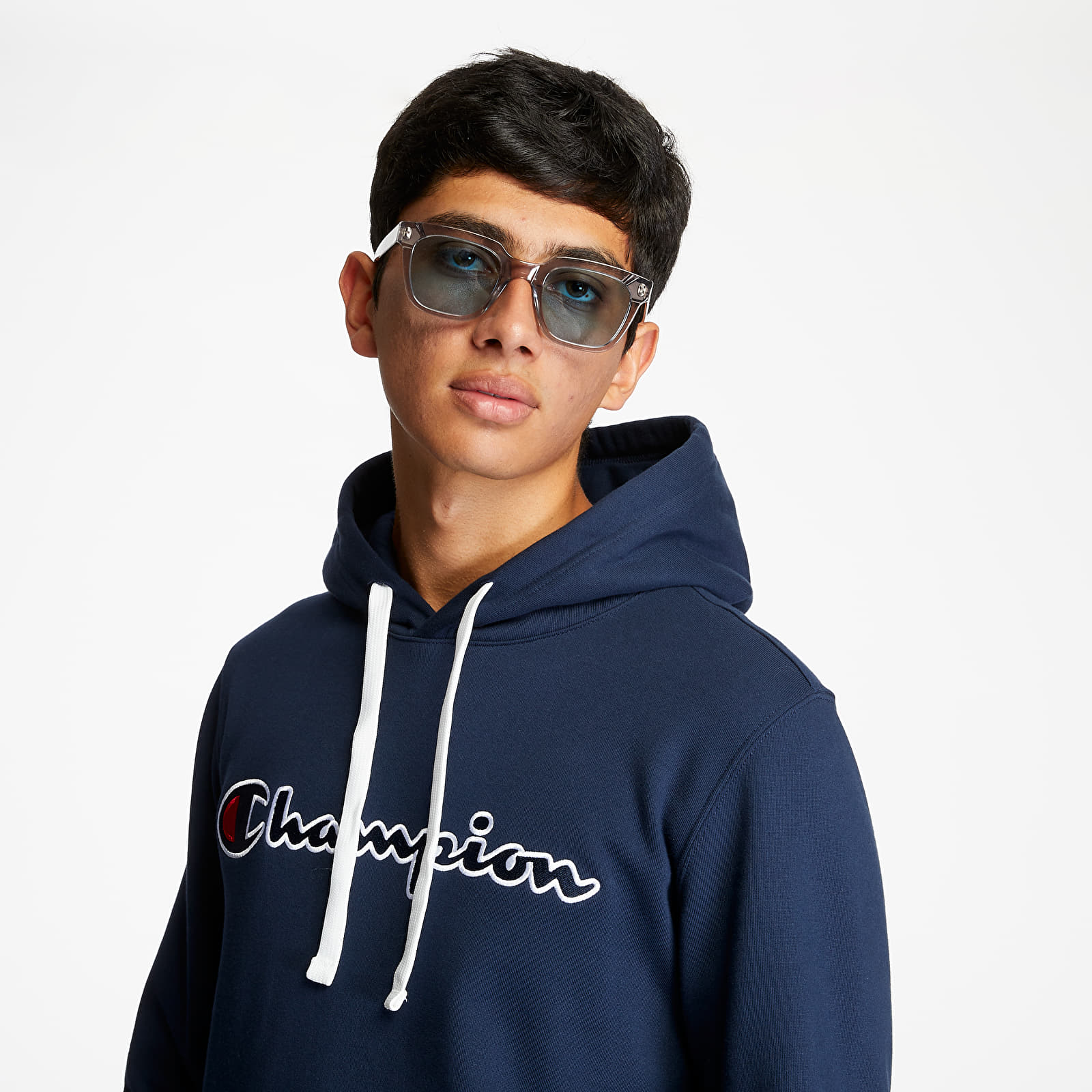 Mens navy hotsell champion hoodie