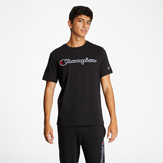 T shirts Champion Tee Black Footshop