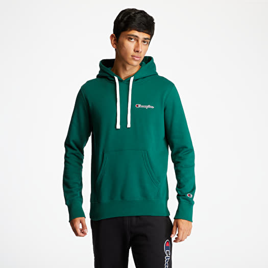 Champion green hoodie mens on sale