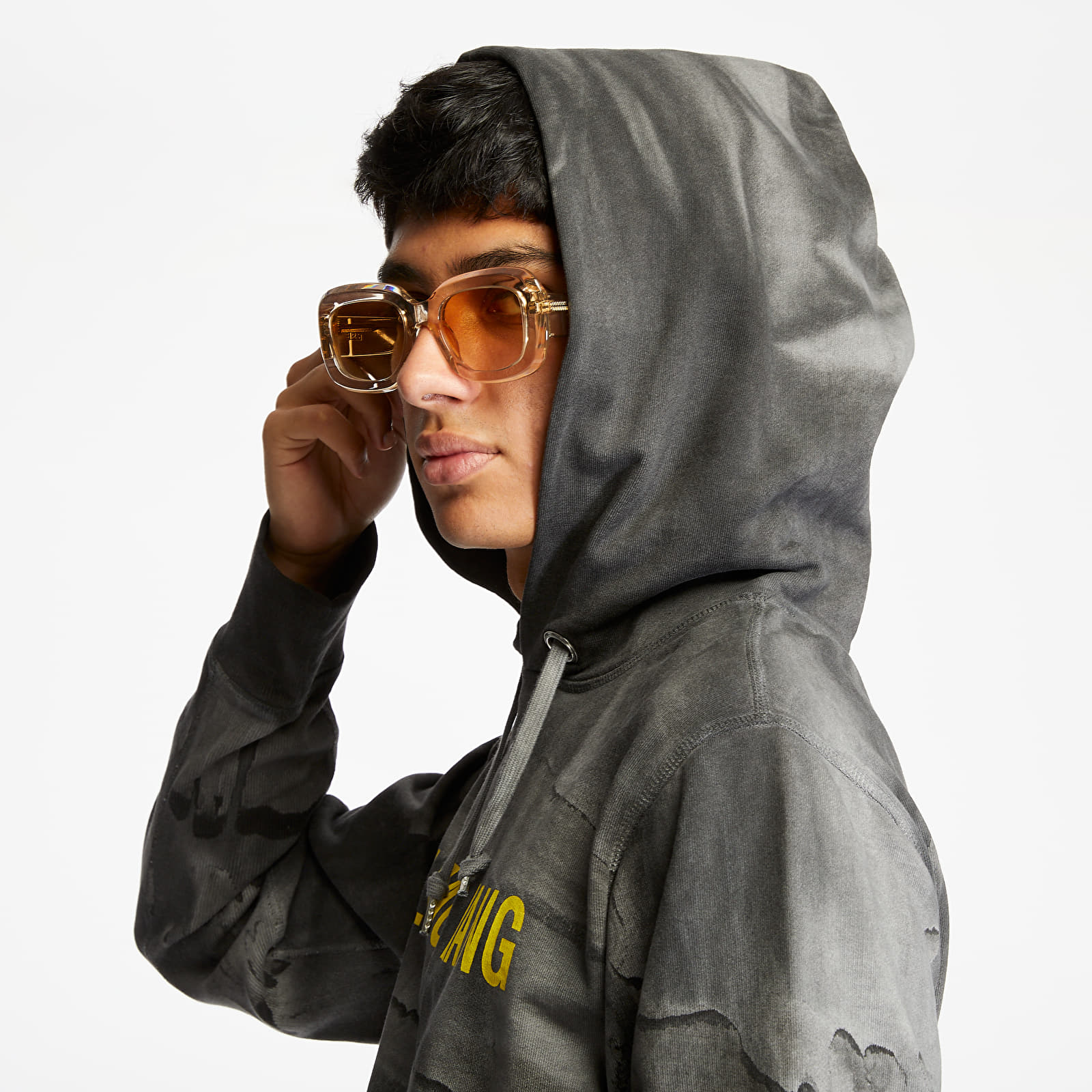 Mikiny Helmut Lang Mega Standard Hoodie ZCO Marble Dye