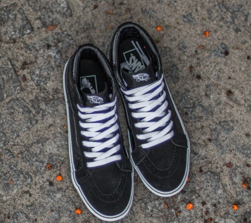 Chaussures et baskets femme Vans Sk8 Hi Slim Patent Galaxy