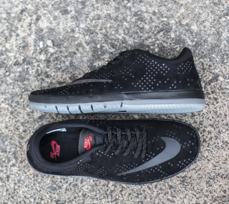 Men s shoes Nike Free SB Prm Flash Black Black Clear Footshop