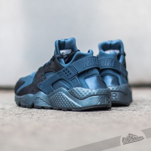 Women s shoes Nike Wmns Air Huarache Run Premium Metallic Armory Navy Squadron Blue Black Footshop