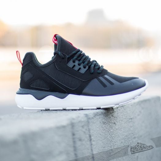 Men's shoes adidas Tubular Runner Weave Core Black/ Tomato/ Ftw