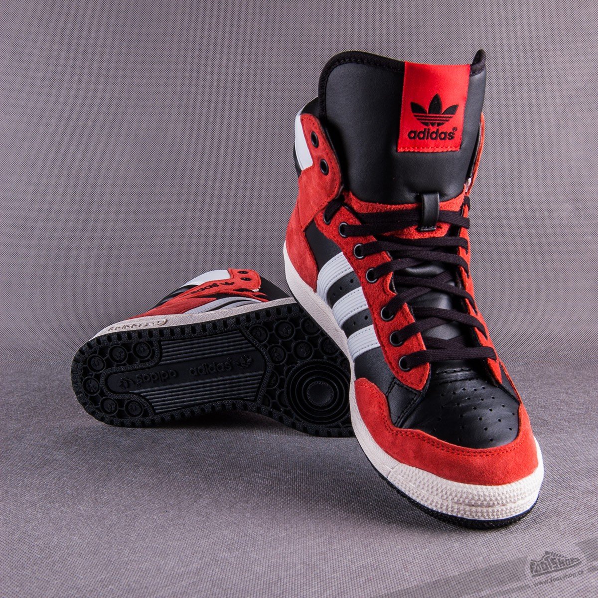 Herren Sneaker und Schuhe adidas Pro Conference HI Black Red White Footshop