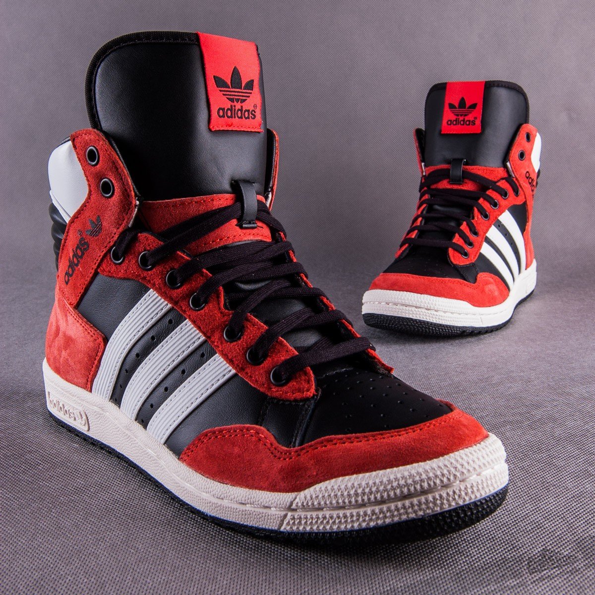 Men s shoes adidas Pro Conference HI Black Red White Footshop