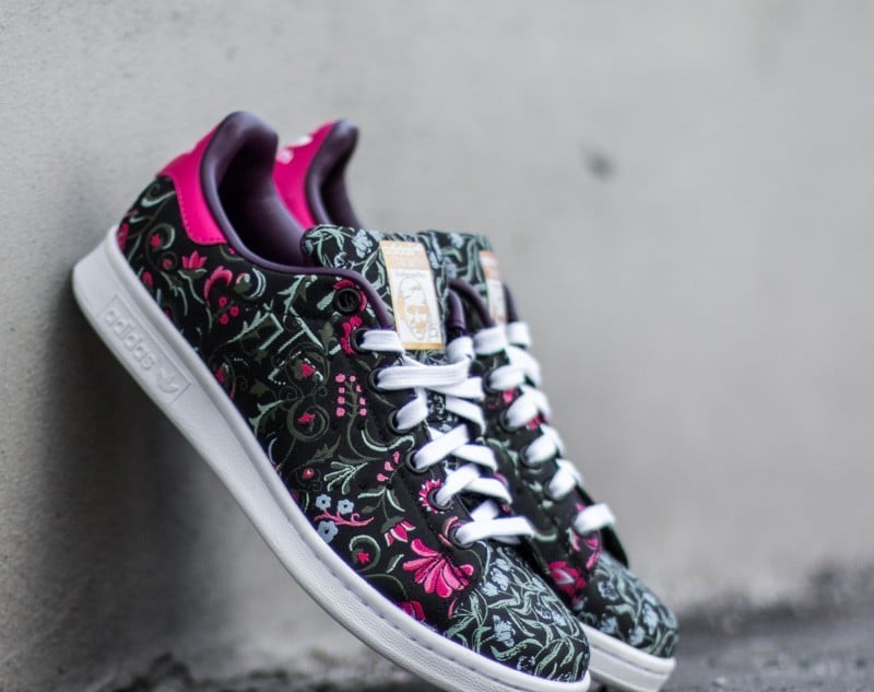 Damen Sneaker und Schuhe adidas Stan Smith W Core Black Core Black Merlot Footshop
