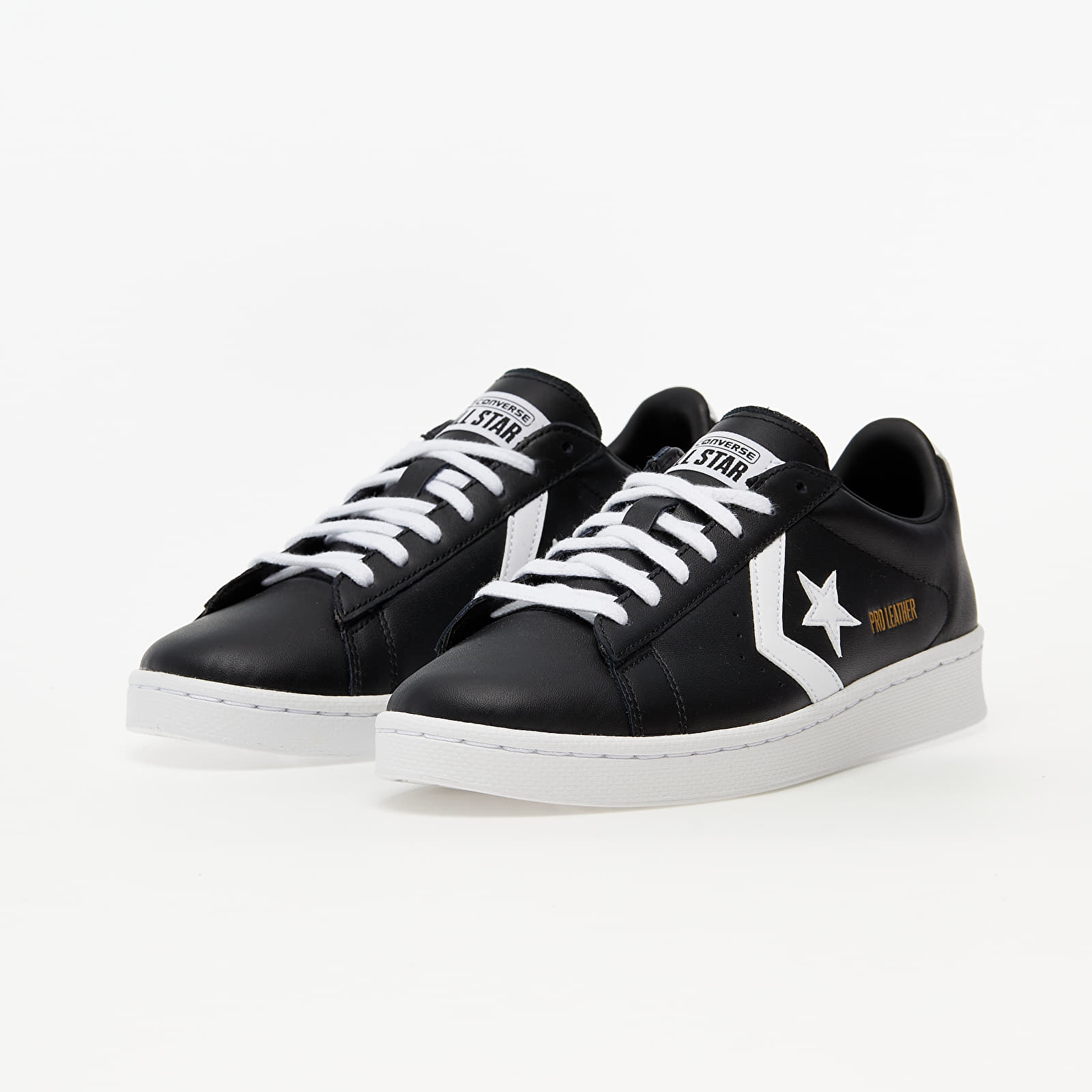 Men s shoes Converse Pro Leather OX Black White White Footshop