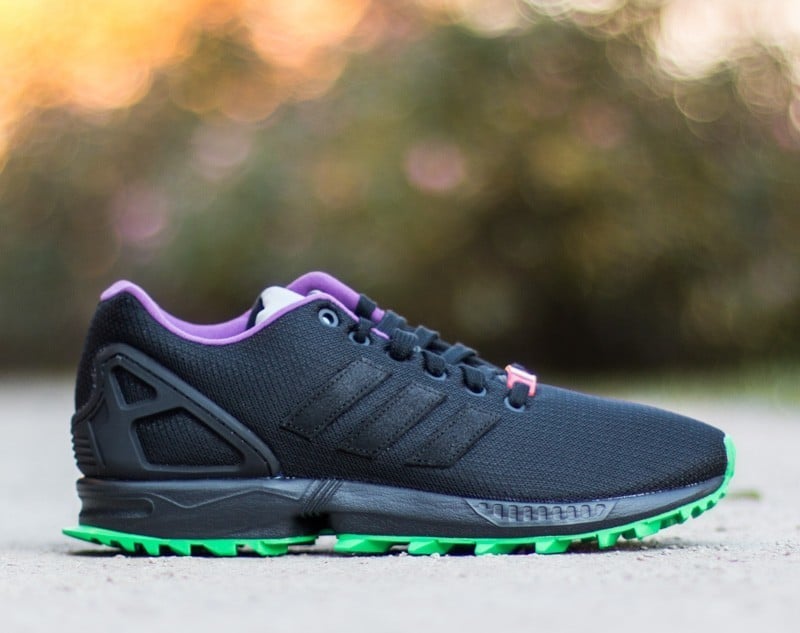 Men s shoes adidas ZX Flux RS Core Black Flalim Periwi Footshop
