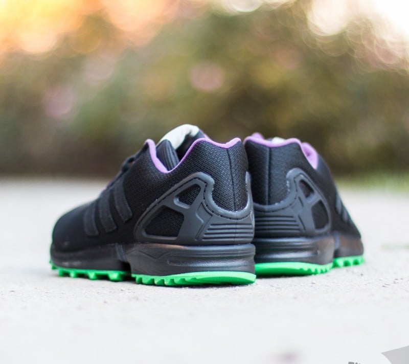 Adidas zx deals flux black green