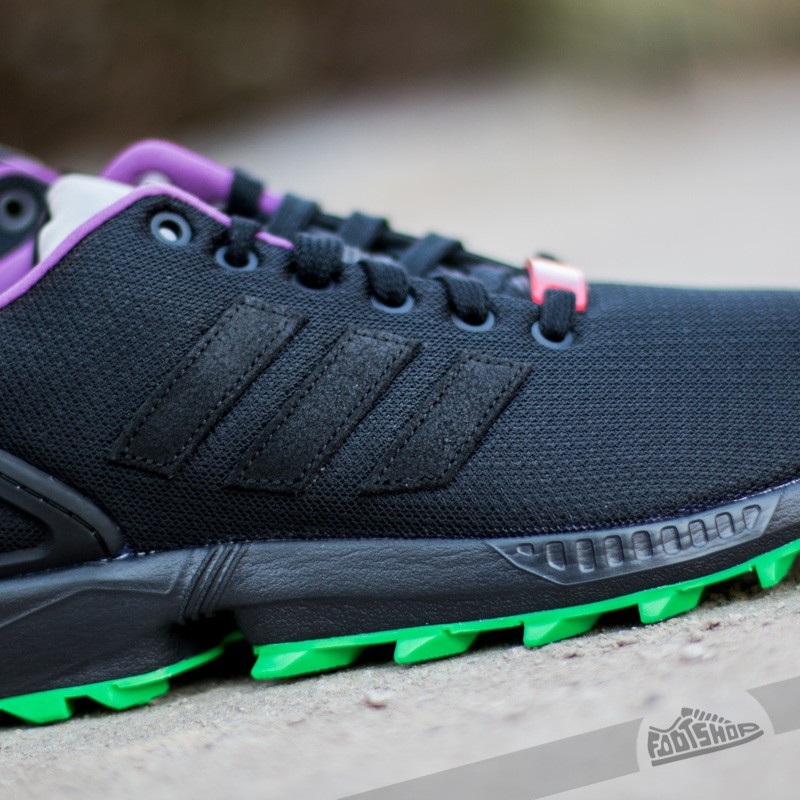 Men's shoes adidas ZX Flux RS Core Black/ Flalim/ Periwi (AF6341