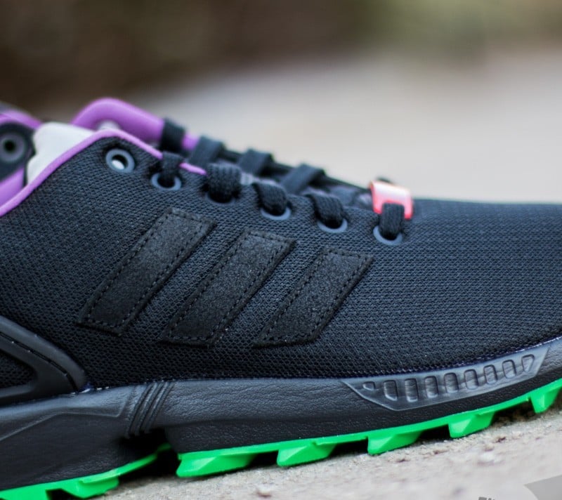 Men s shoes adidas ZX Flux RS Core Black Flalim Periwi Footshop
