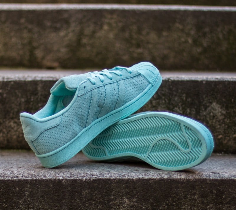 Adidas superstar verde acqua cheap