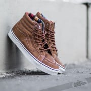 Vans sk8 2025 hi leather brown